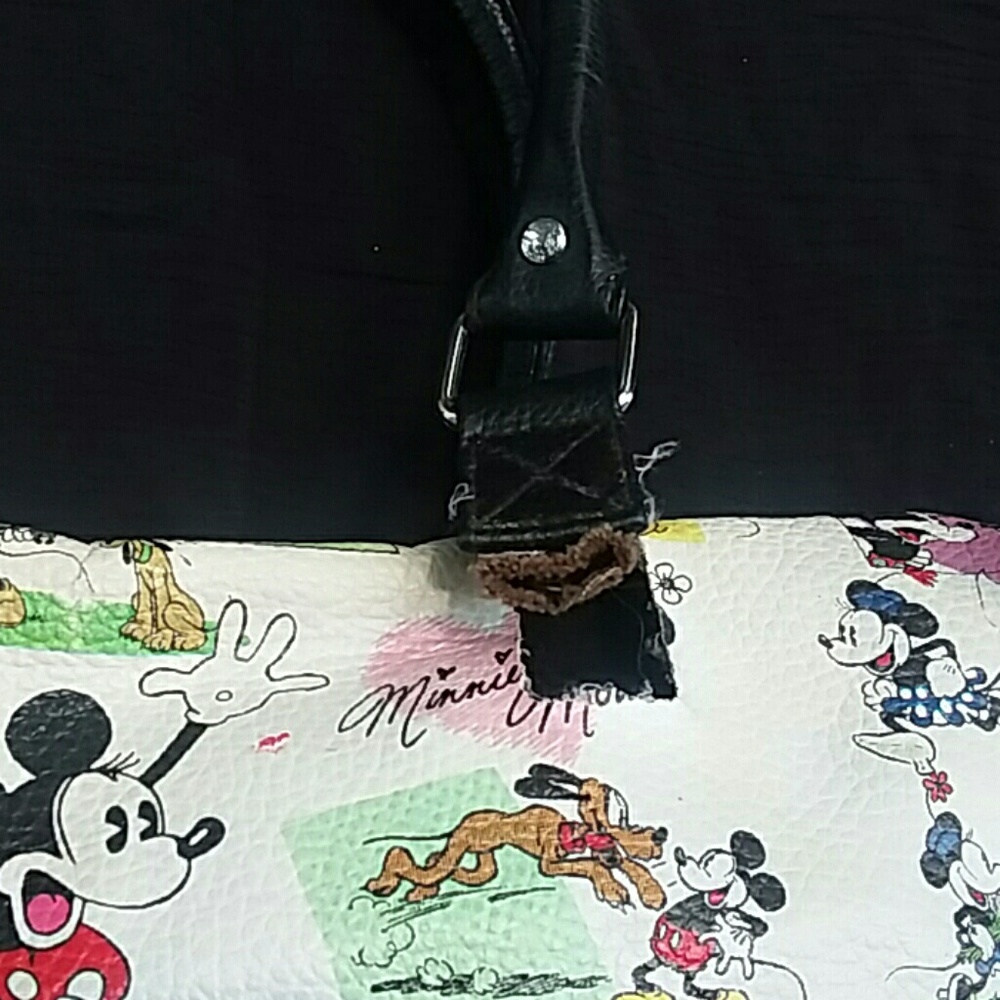 Disney Classic Micky Minnie Mouse Purse bag *flawed - Picture 3 of 6